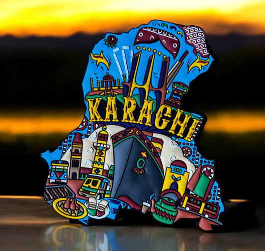 Karachi Fridge Magnet