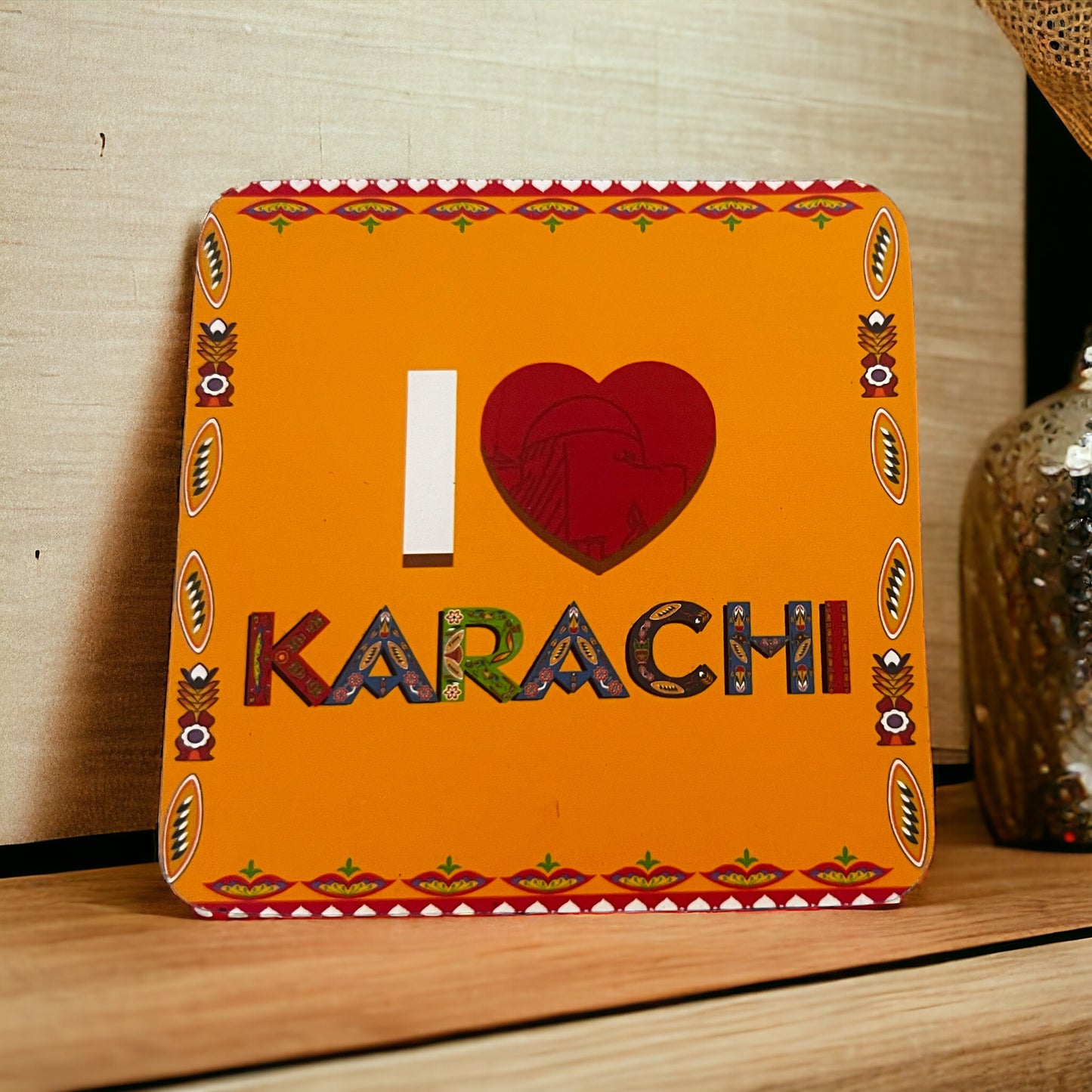 I love Karachi (Yellow)