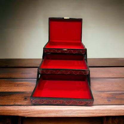 Wooden jewelry box Large
