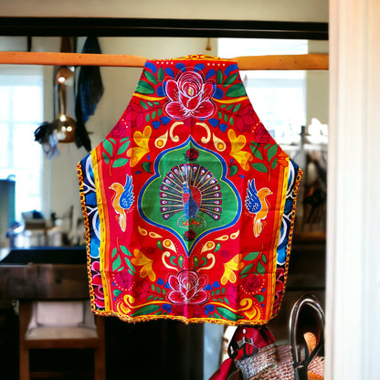 Peacock design Apron